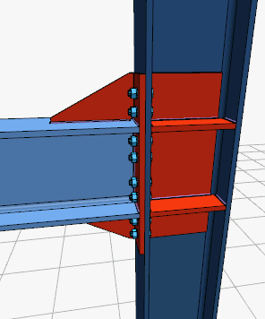 Defining a 8 Bolts Stiffened End Plate Connection