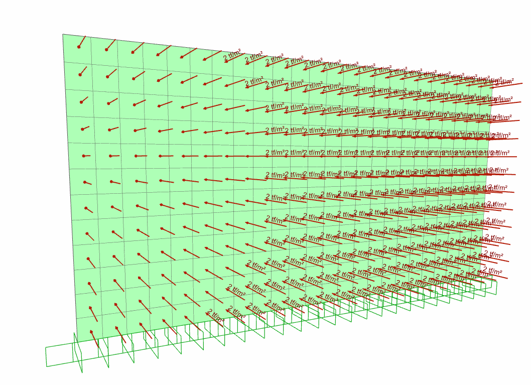 How do I define external load on elements?