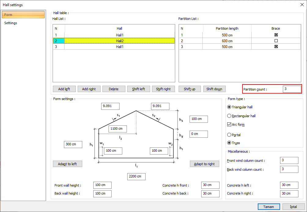 Changing the Count of Partitions